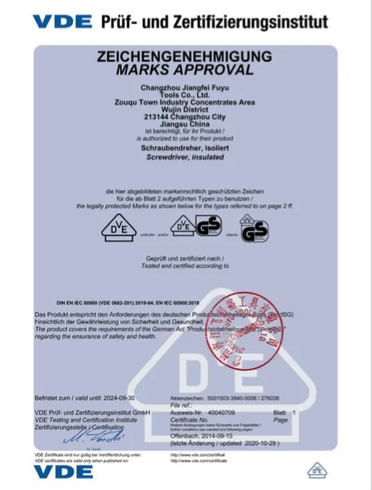 7 шт. Phillips шлицевая тестер напряжения изолированные отвертки VDE электрика набор отверток