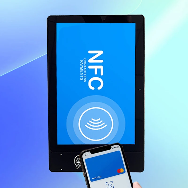 Сертифицированный Android 14 планшет для оплаты NFC POS Бесконтактный платный терминал front donation Tablet