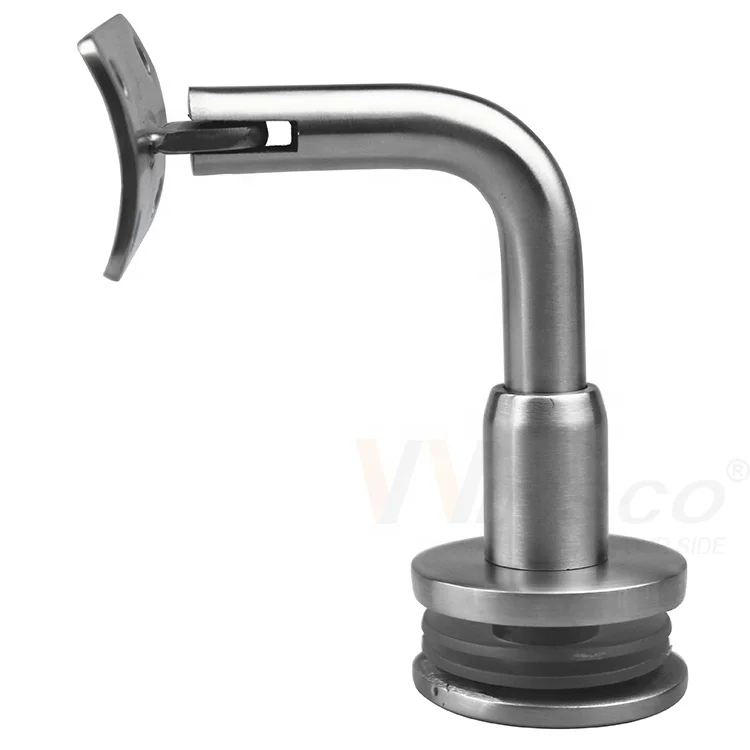 Литые балясины SUS 304 316, аксессуары, регулируемый стеклянный кронштейн из нержавеющей стали для перил, монтажные кронштейны для труб