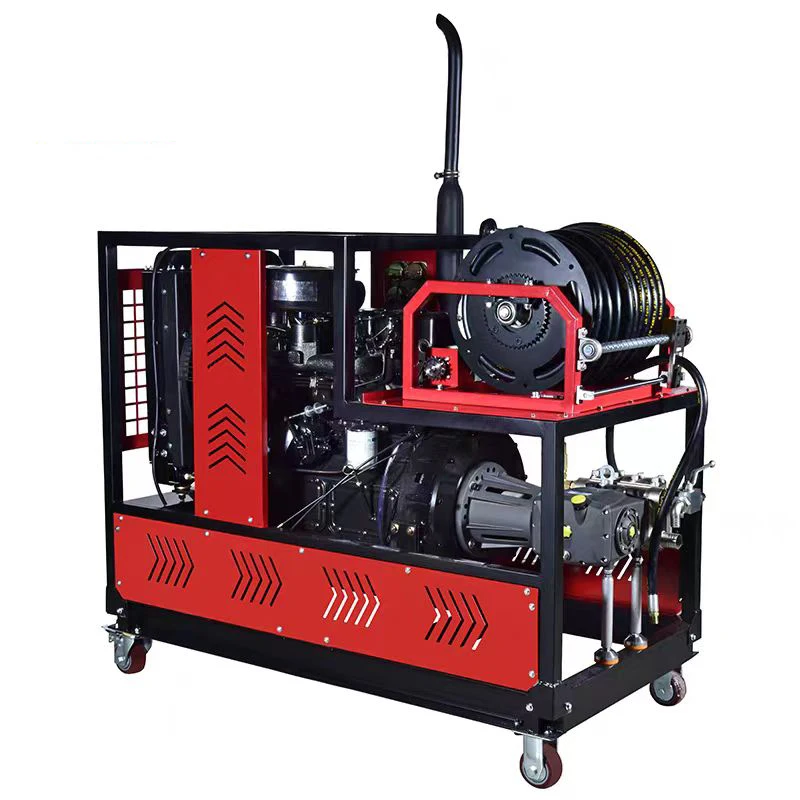 Diesel 3600Psi 78HP Sewer Drain Pipeline Dredging Cleaning Pump High Pressure Water Jet Cleaning Machine Sewer Drain Cleaner