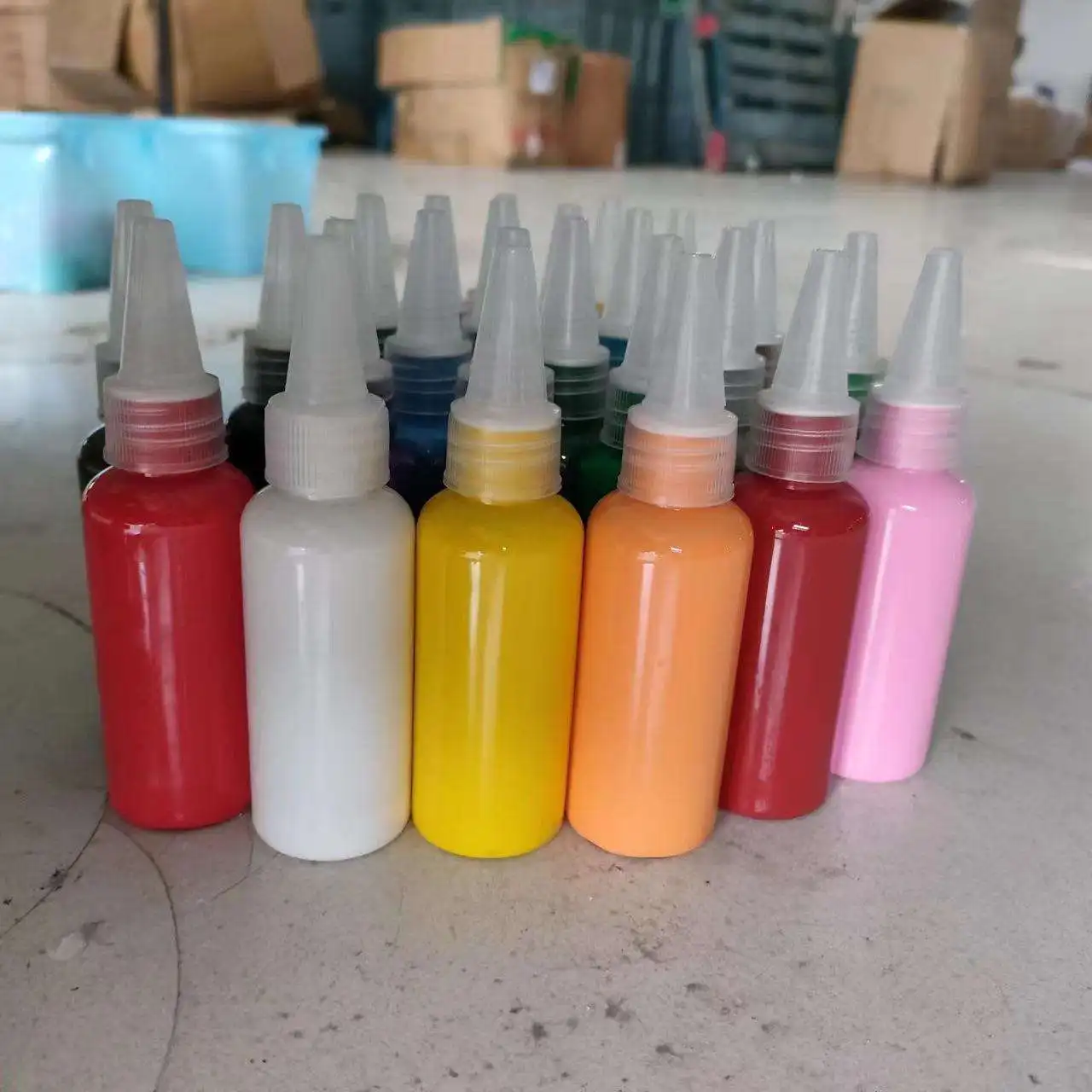 Non Toxic For Artist Painting Acrylics In Spiked Bottles Custom Low Moq Art Supplies