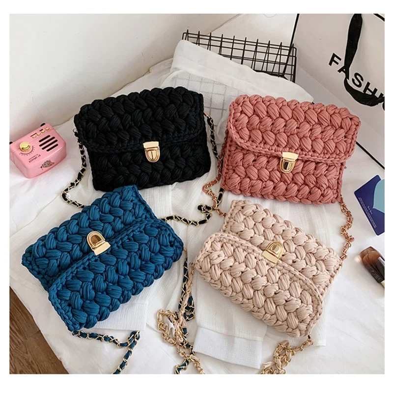 Женская трикотажная сумка