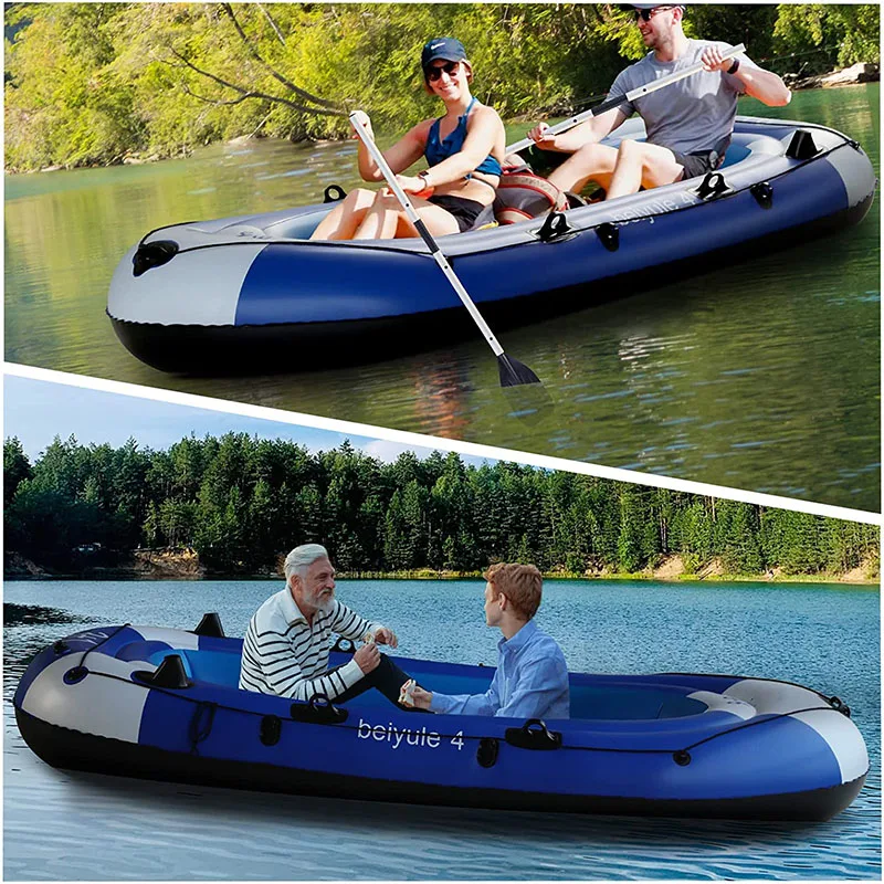 Надувная лодка-утолщенные надувные плоты с воздушным насосом верёвка для ремонта весла лодка рыбалки каяк взрослых и детей