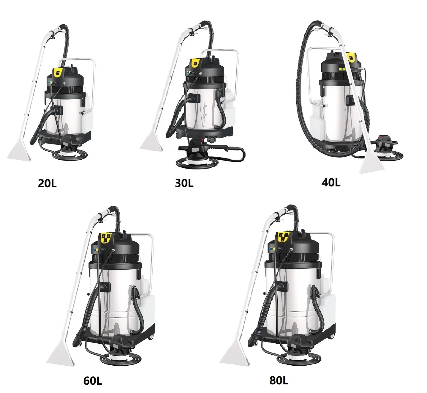 China motor 4 in 1 car vacuum cleaner industrial commercial home portable carpet and sofa cleaner