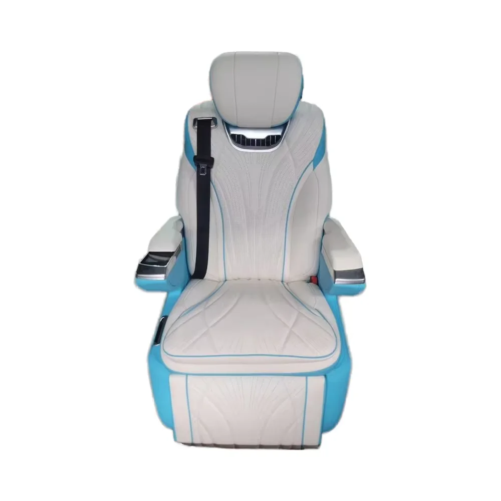 Super Starry Luxury Aero Leather Seat for Mercedes-Benz VCLASS/V250 VIP Car Sofa Bed for Van MPV Modified Car Seats