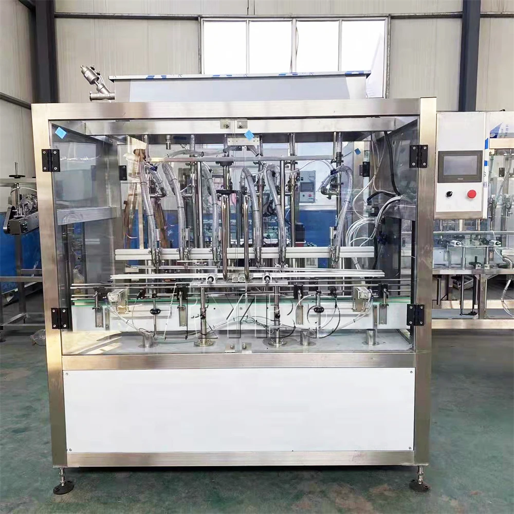 High quality Automatic cooking oil tomato hot sauce paste gel jar tabs bottle filling capping machine packing production line