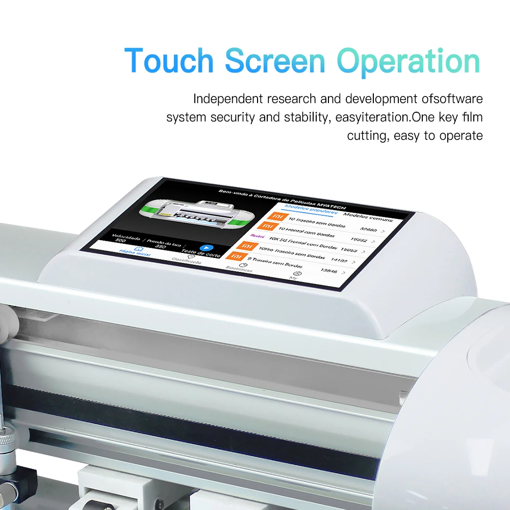 Easy Operation Screen Protector Vinyl Nano Tpu Cutting Machine Smart Phone Protective Film Cutter