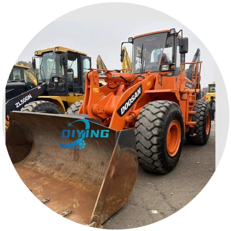 Лучшая производительность Хорошее состояние Doosan DL 505 Подержанный фронтальный погрузчик Б/у в наличии