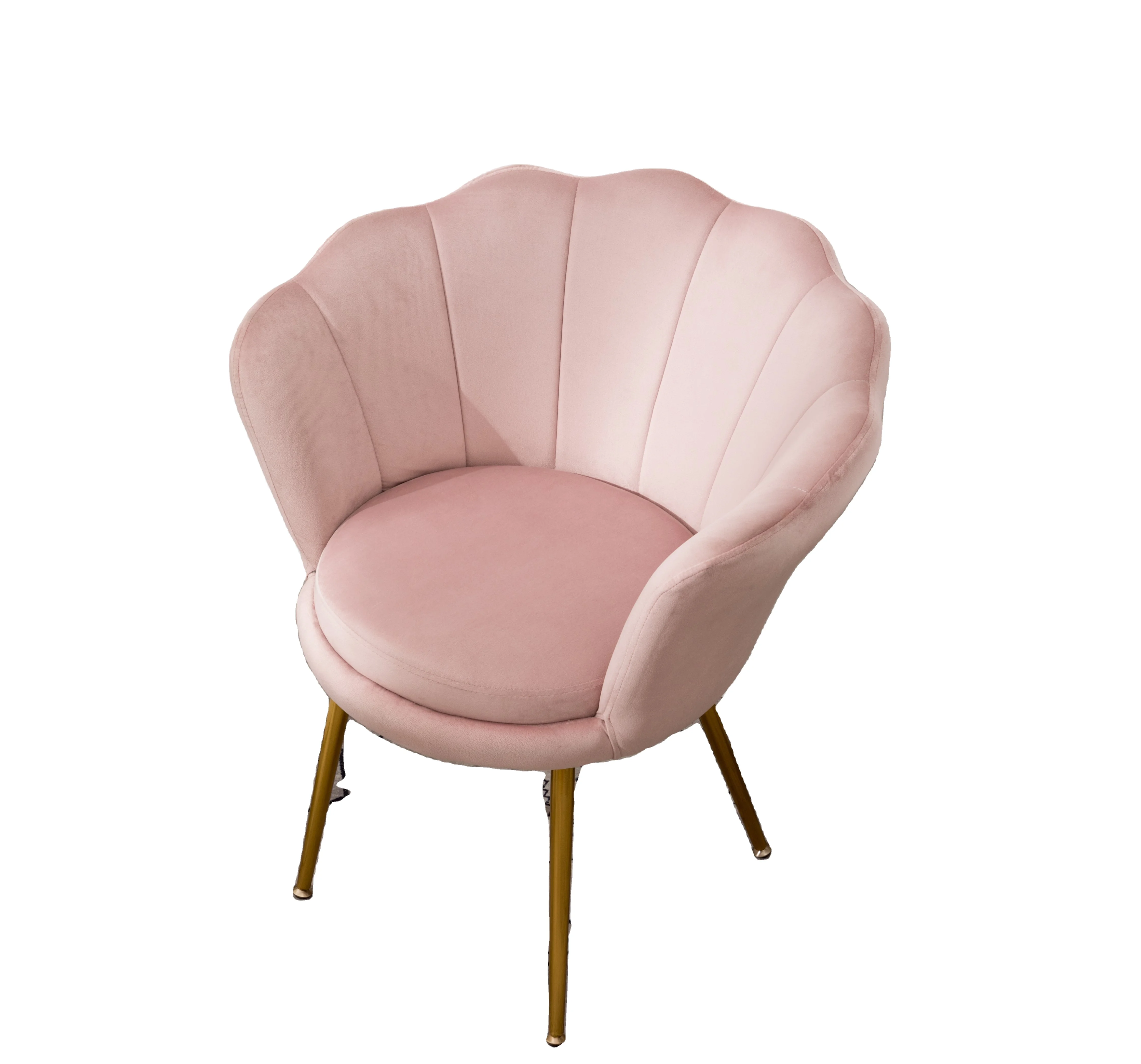 
Single sofa balcony European-style backrest sofa chair lazy light luxury simple living petal chair 