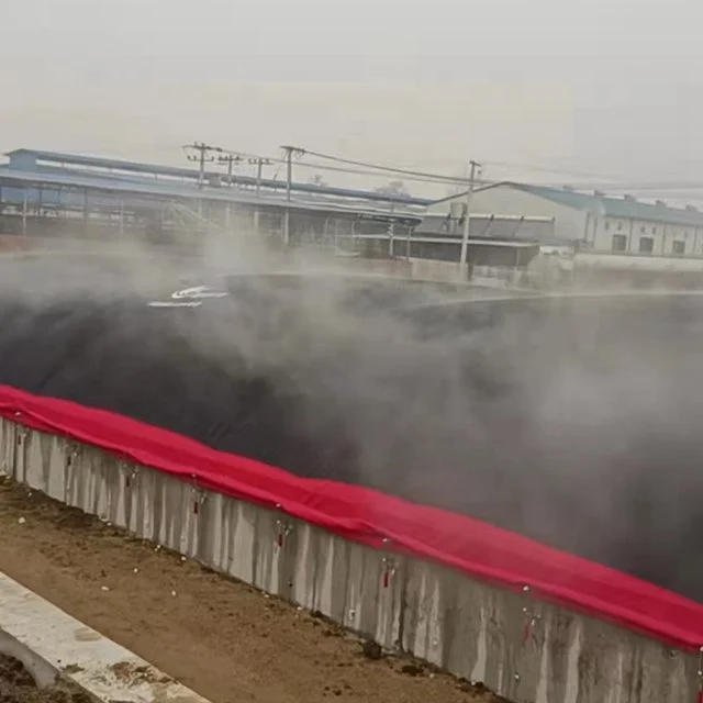 FULIO Waterproof PTFE membrane compost cover enclosure fabric for solid waste treatment