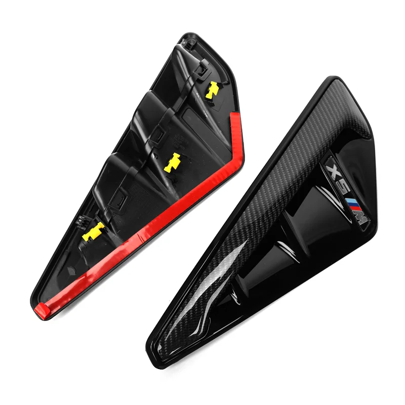 Carbon fiber front Fender splitter replacement For BMW X5 G05 Pre LCI Sport line 2019-2022 Front Air Vent Trims cover
