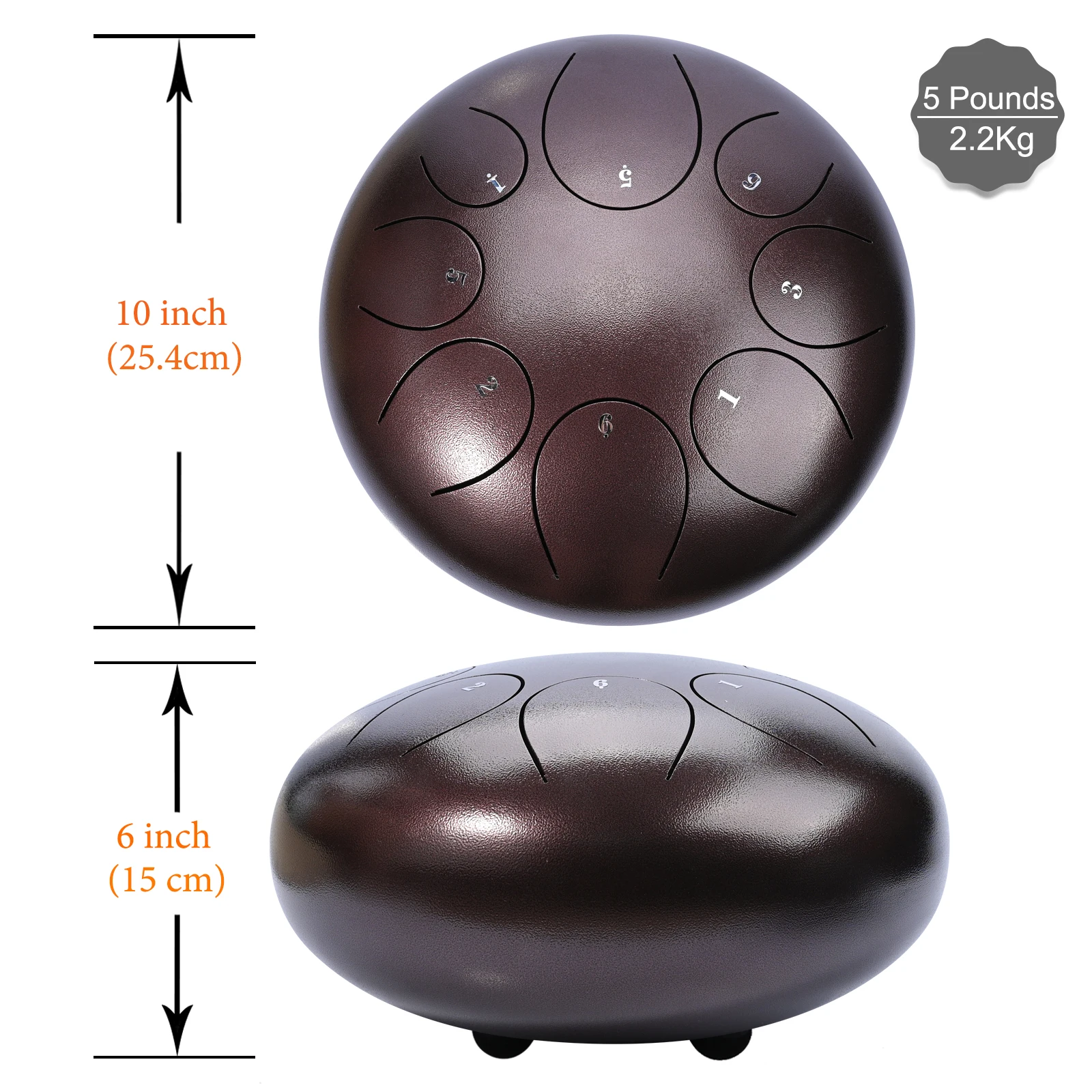 Успех нержавеющая сталь медицинские инструменты Handpan барабана звуковой терапии чакра стали язык барабан