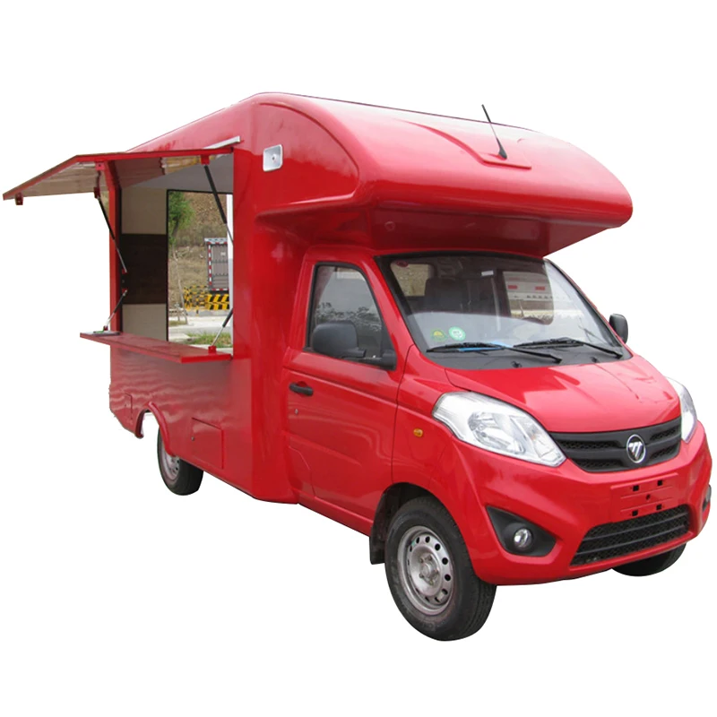 Hot Sale Foton 4X2 Fast Snack Food Van Truck Factory Sales