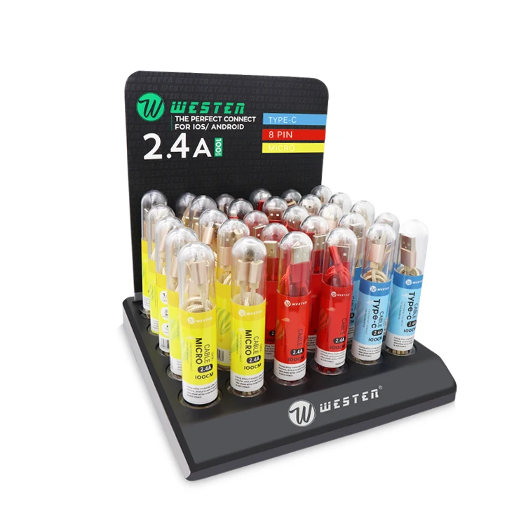  Нейлоновый плетеный кабель для мобильных телефонов с дисплеем упаковка аксессуары 8 контактов Тип C micro usb передачи данных быстрая зарядка