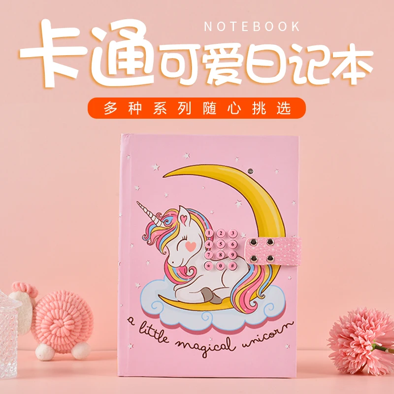 new  diary custom print logo notebooks customizable office notepad set planner with password