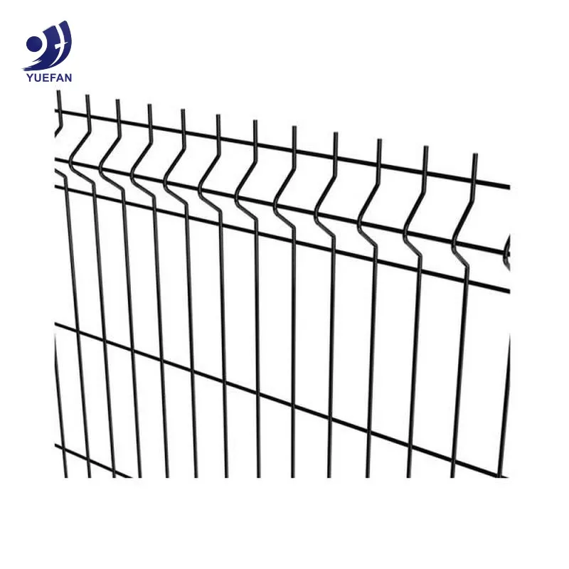 Friendly fence designs PVC coated 3D curved welded wire mesh fence for sale