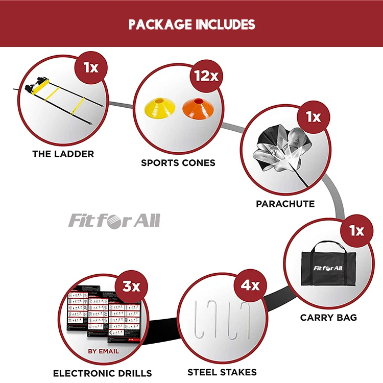 Custom Adjustable Speed Training Ladder Agility Ladder for Soccer
