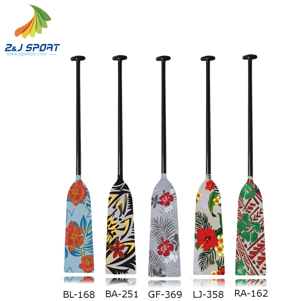  ZJ SPORT IDBF сертифицировано углеродное волокно лодка Дракон весло с дополнительной графикой на лопасти для