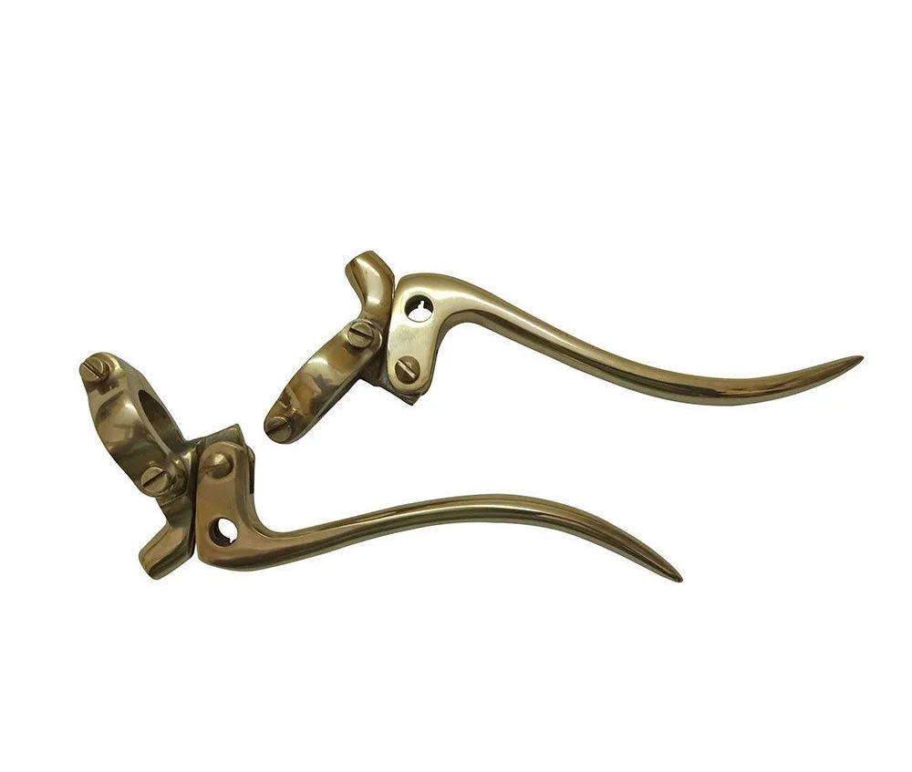 Clutch and brake Lever for motorcycle  Universal Vintage Bikes Brass 7/8 Handle Bar for bsa and other