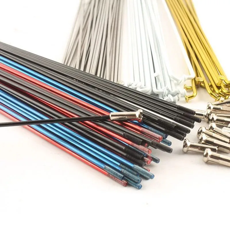 
Steel bicycle spoke with nipple 14GX308mm 