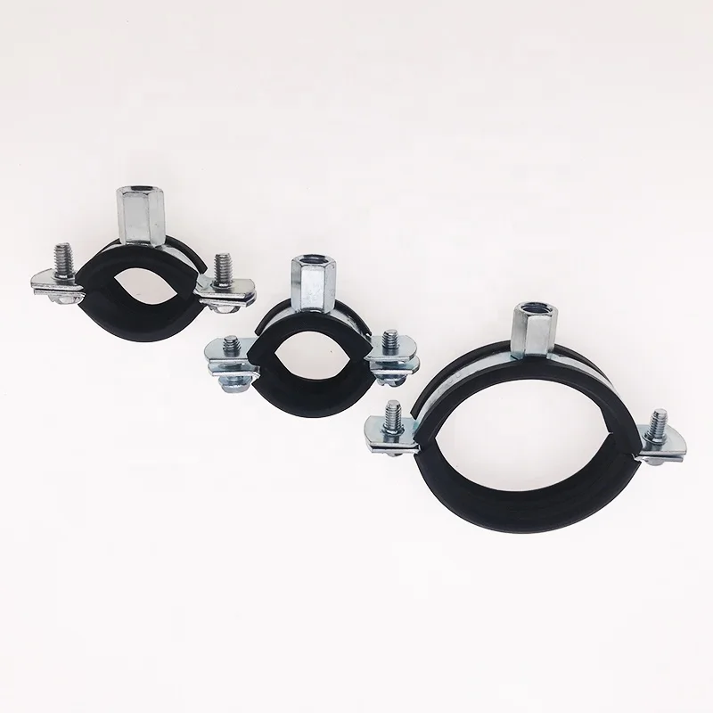 Pipe Clamp Bracket Steel M10 Zinc Plated exhaust pipe clamp quick release pipe clamps