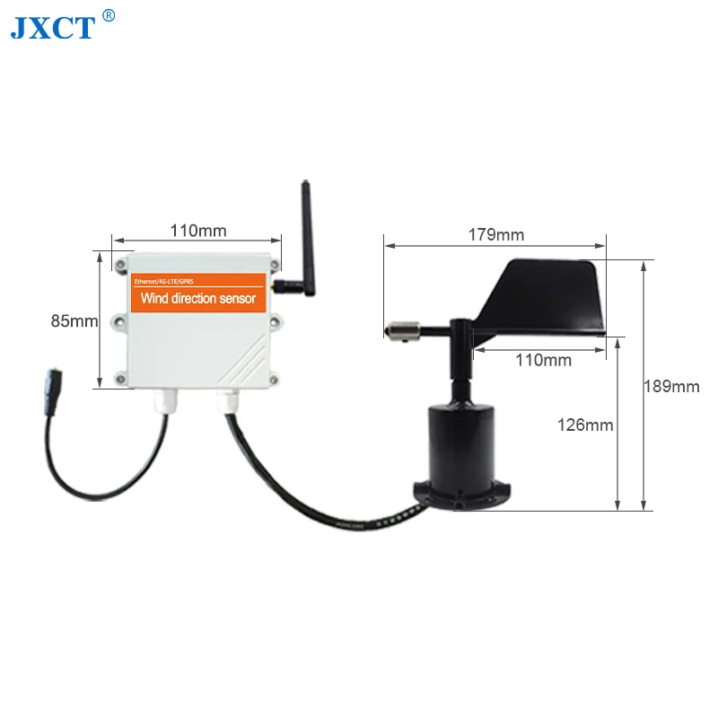 wind direction sensor anemometer wind cup manufacturer  weather station 4-20ma rs485 analog
