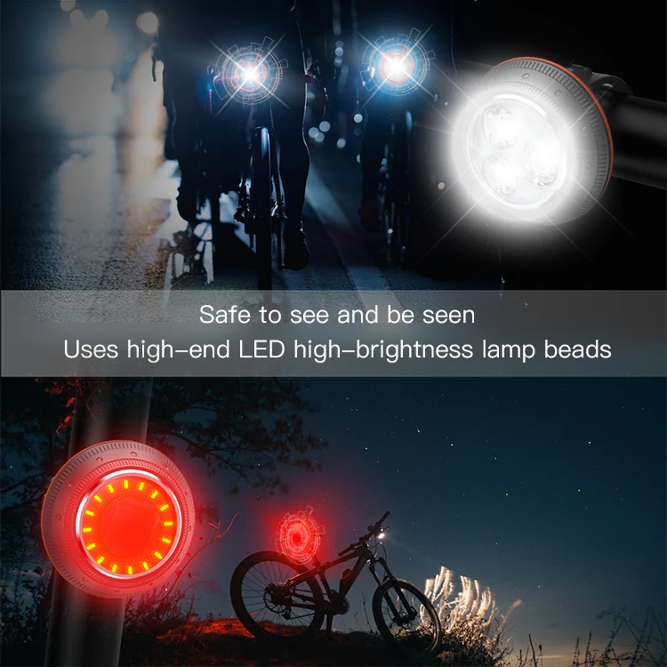 Umione новый передний задний фонарь цикл свет комплект luces luz de para bicicleta светодиодный задний фонарь для велосипеда COB перезаряжаемый задний фонарь для велосипеда
