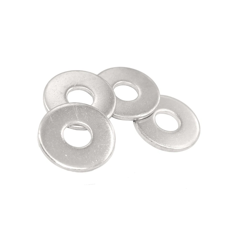 Круглые металлические шайбы DIN9021, плоская шайба из нержавеющей стали