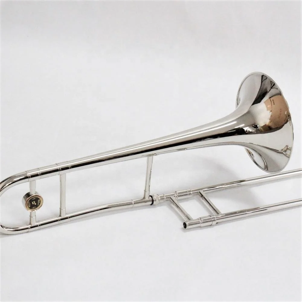 most popular Chinese alto trombone factory price brass instrument nickel plated trombone