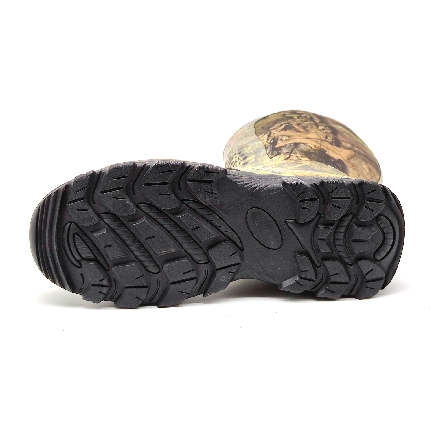 Hot selling high quality camo rubber  neoprene hunting boots for men 5mm camouflage real tree for hunting