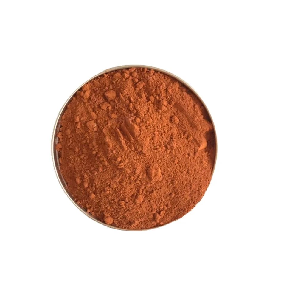 Concrete color pigment for cement iron powder chemical formula orange iron oxide pigment