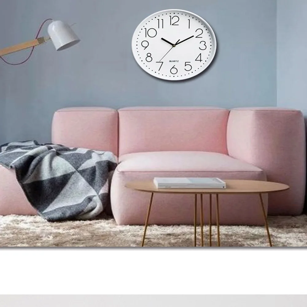 Высокое качество креативные бесшумные настенные часы для гостиной кварцевые часы