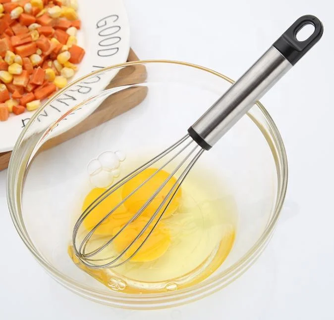 xnmaysun Hot Sales Stainless Steel Handle Hand Whisk Whip Eggs Small Whisk Stick Household Baking Tool