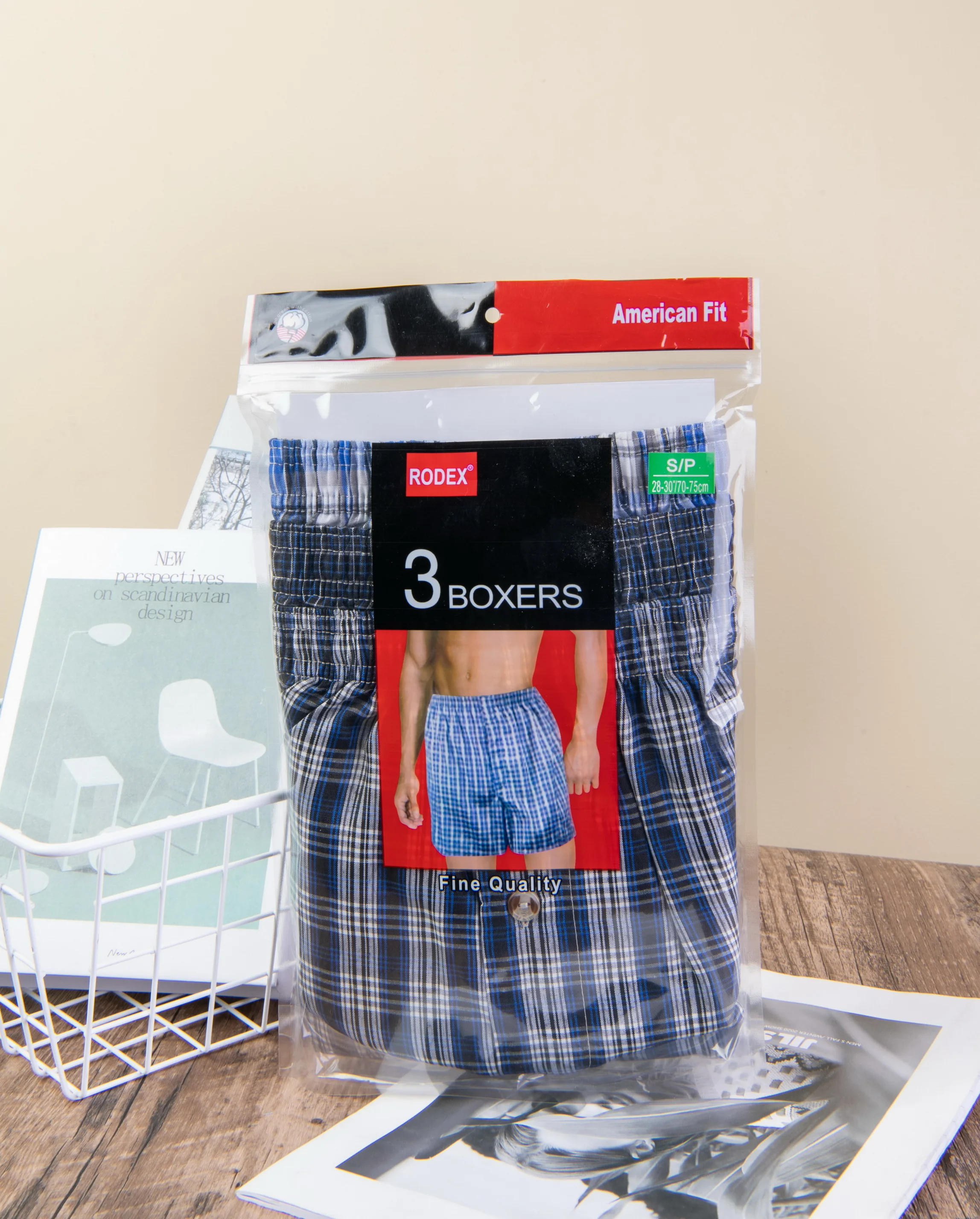 Оптовая распродажа летних 3 в 1 пакет Удобные Свободные дышащие пледов из Мужское нижнее белье, боксеры, шорты, спортивные трусы изготовленный на заказ в клетку м