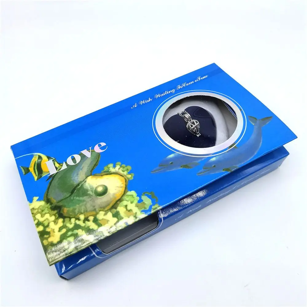 Freshwater Shell Canned Oyster Ocean Love Pearl Real Pearl Necklace Set