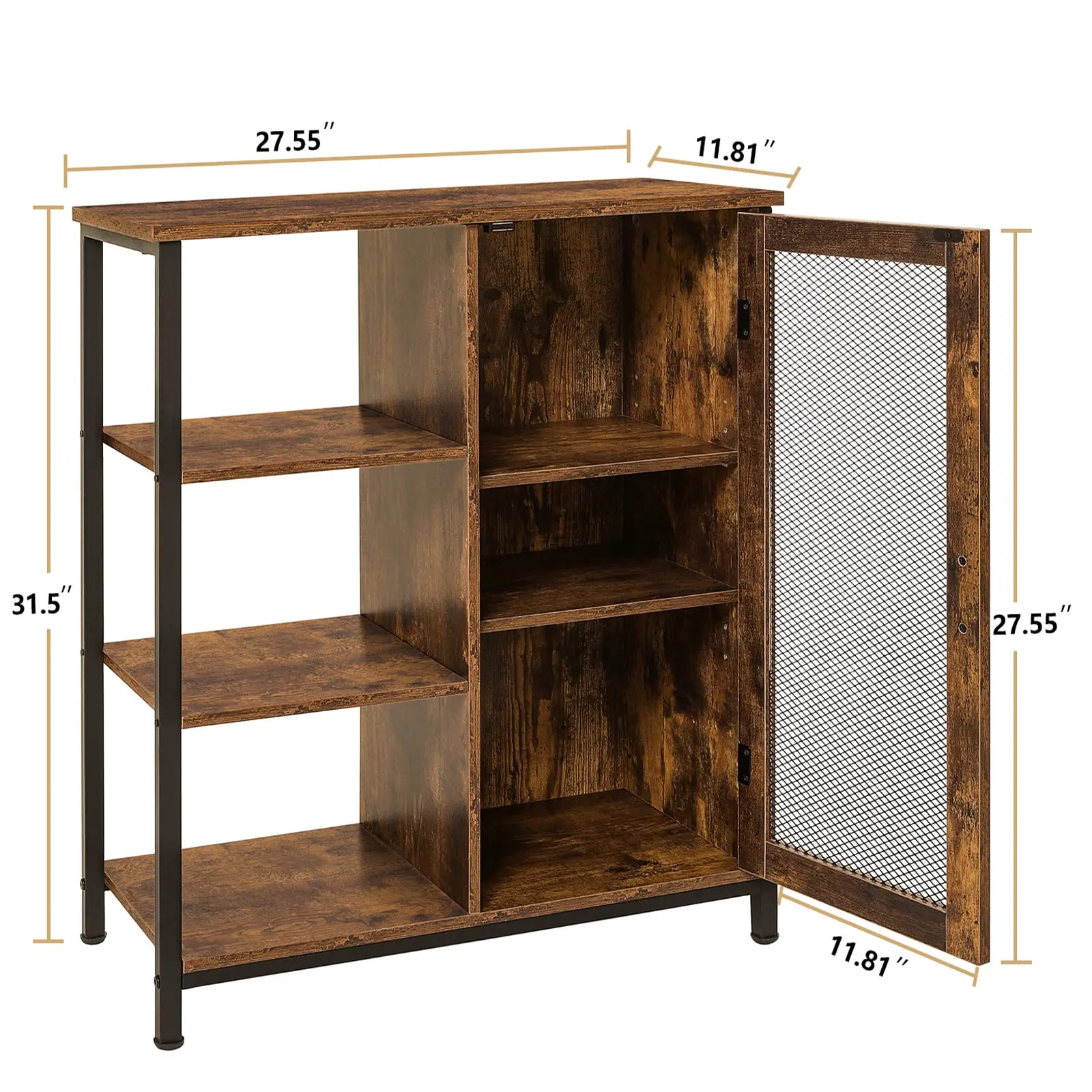 Classic Modern antique solid wood Kitchen bathroom storage cabinet