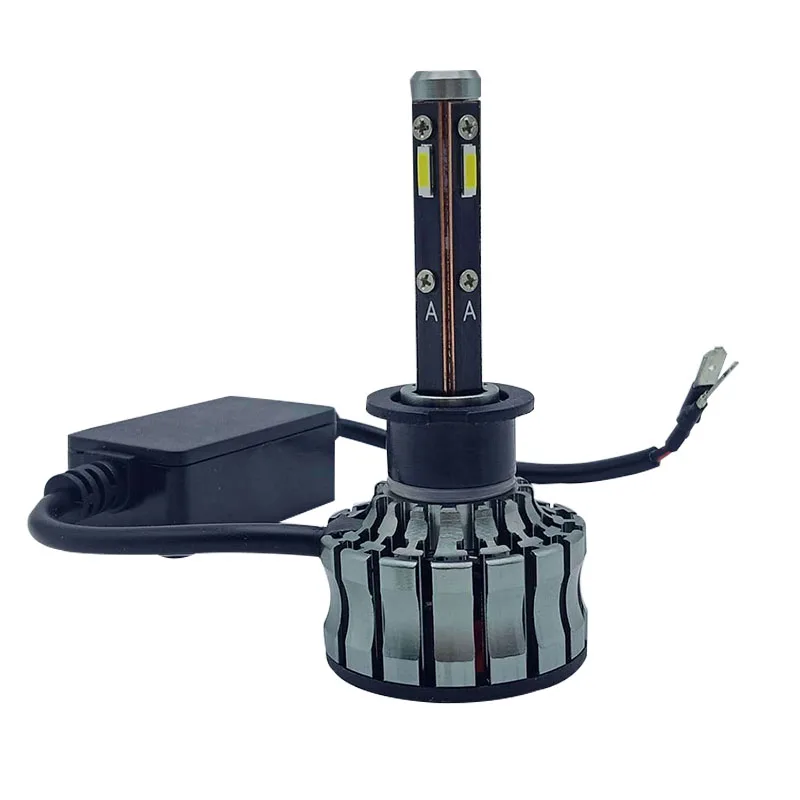 QIDEWIN Car light system 4sides CSP high low beam 52W 6000LM 12 Volt H3 H4 H7 T5M Led Headlight LED headlight