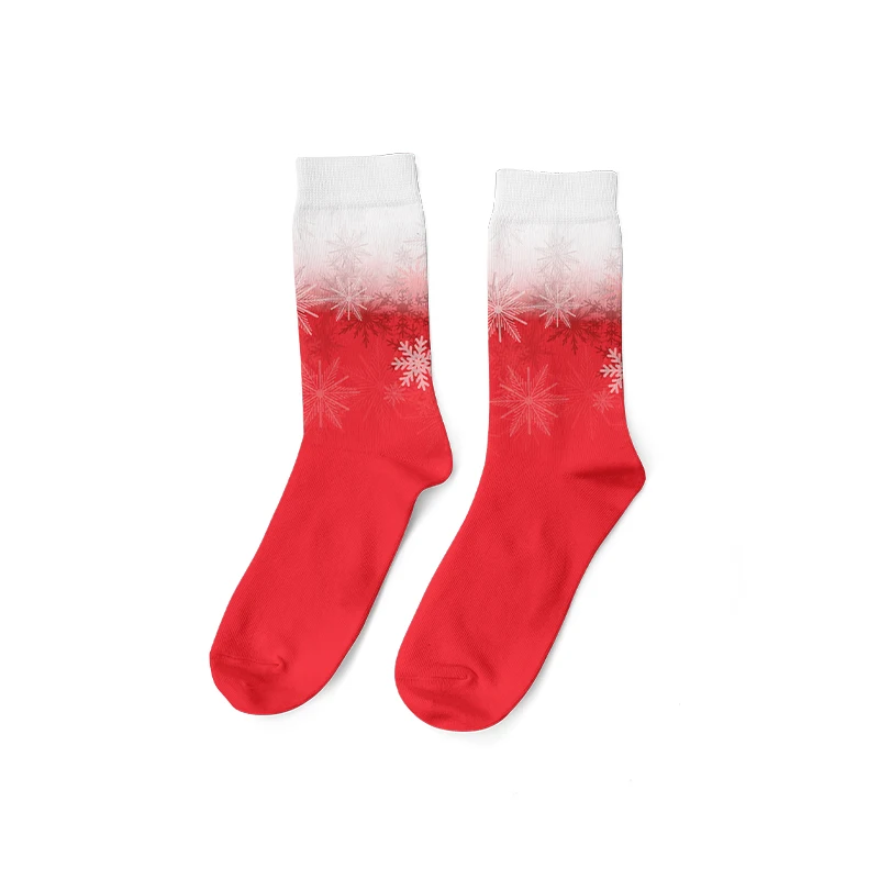 Wholesale high quality 3D sublimation socks printable polyester sublimation sports socks