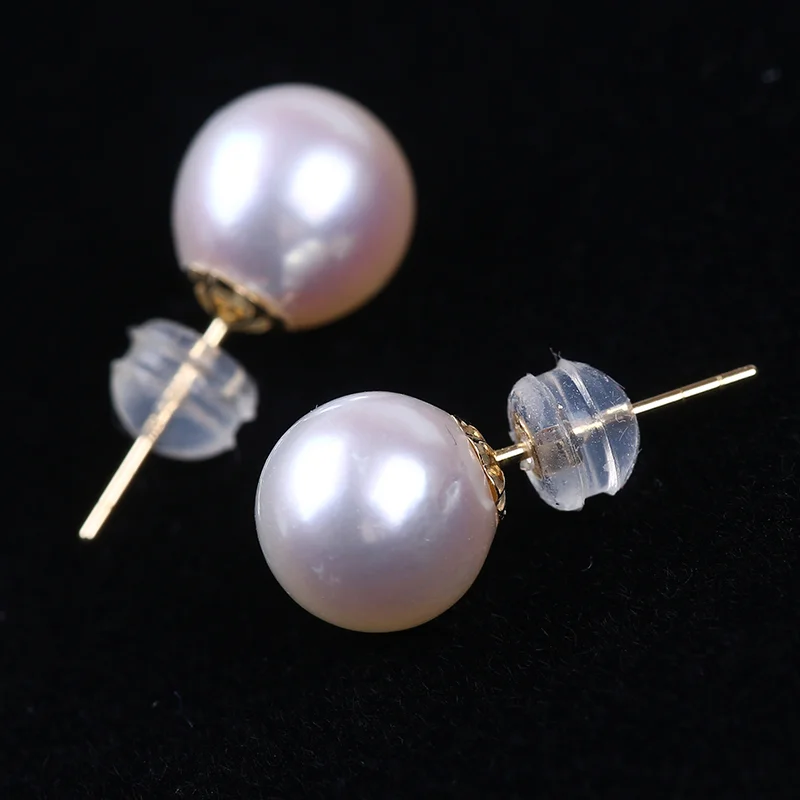 AAA 18K white south sea Akoya Pearl Earring