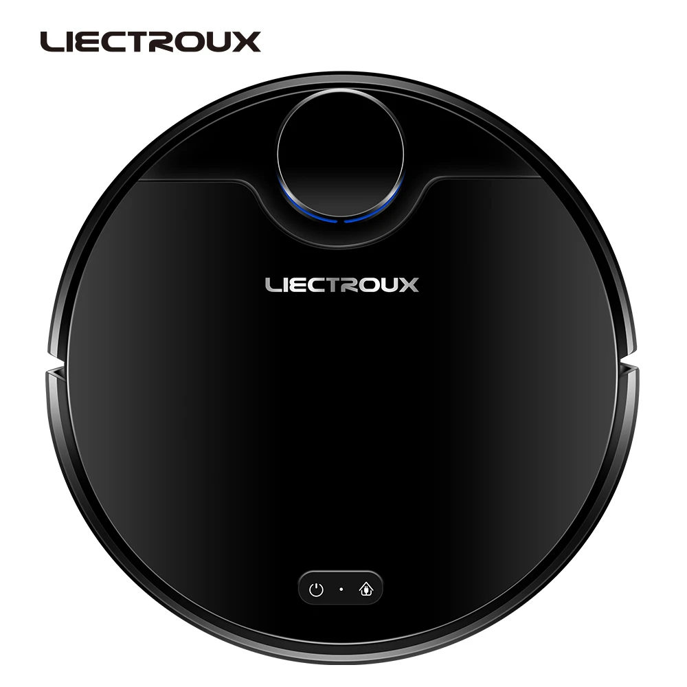 Liectroux ZK901 Lidar Pembersih Vakum Robot Selective Room Clean Breakpoint Resume Cleaning Wet Mop & Disinfect