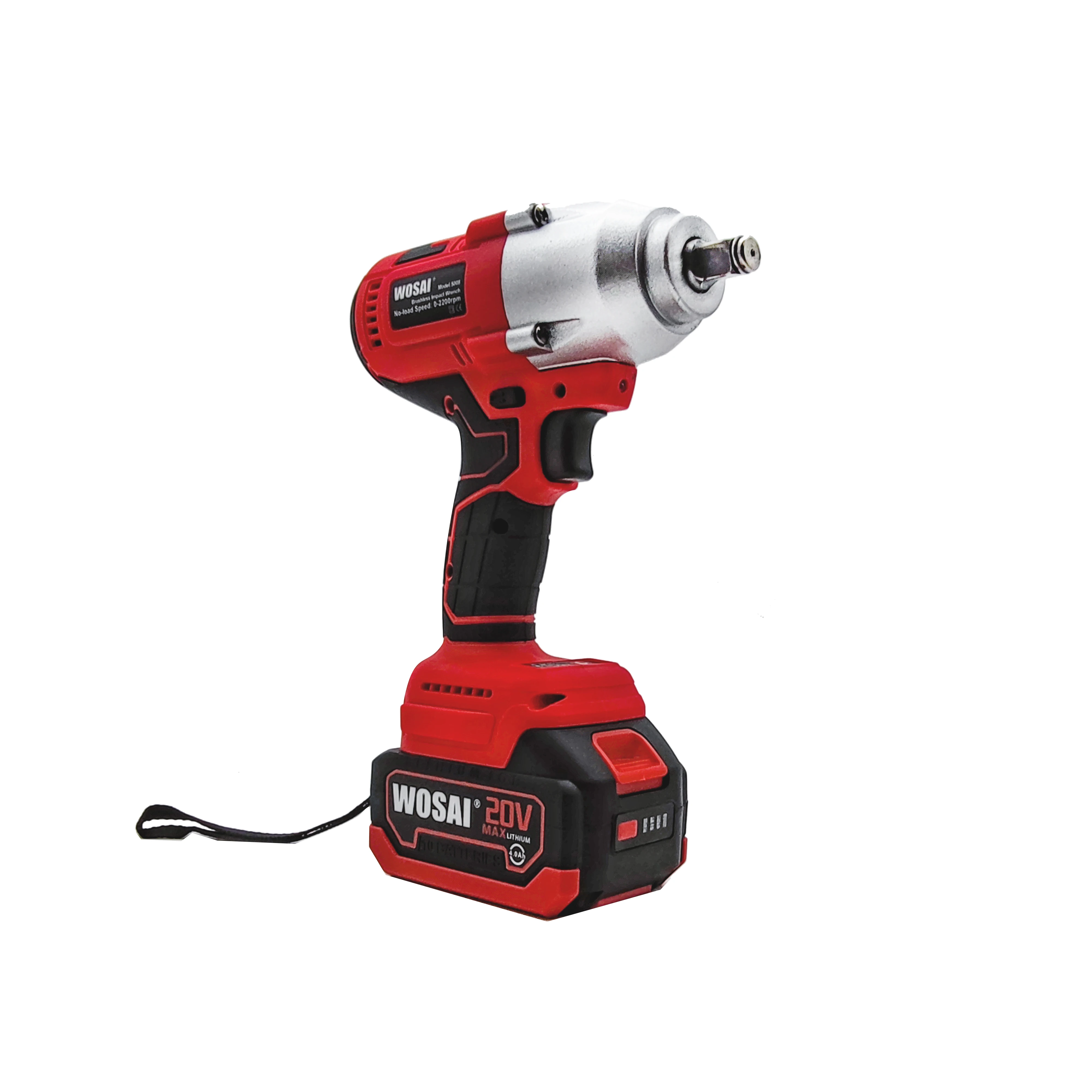 WOSAI 20V 1/2 cordless impact wrench high torque adjustable torque wrench impact wrench for sale