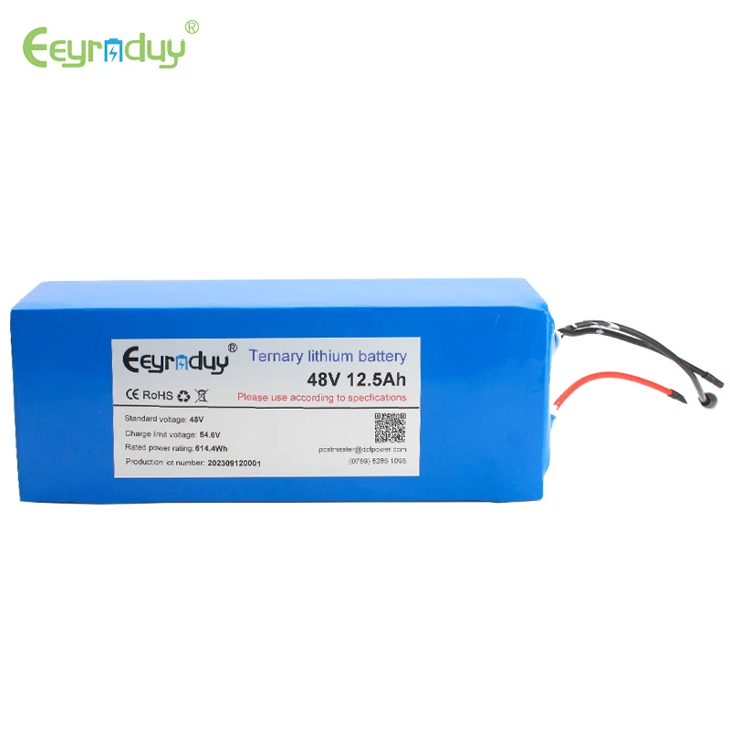 Customized 60V 29ah-50ah Lithium li-ion Battery Pack for E-bike Motorcycle Scooter-24V 36V 48V 72V NCM Anode Material 12V