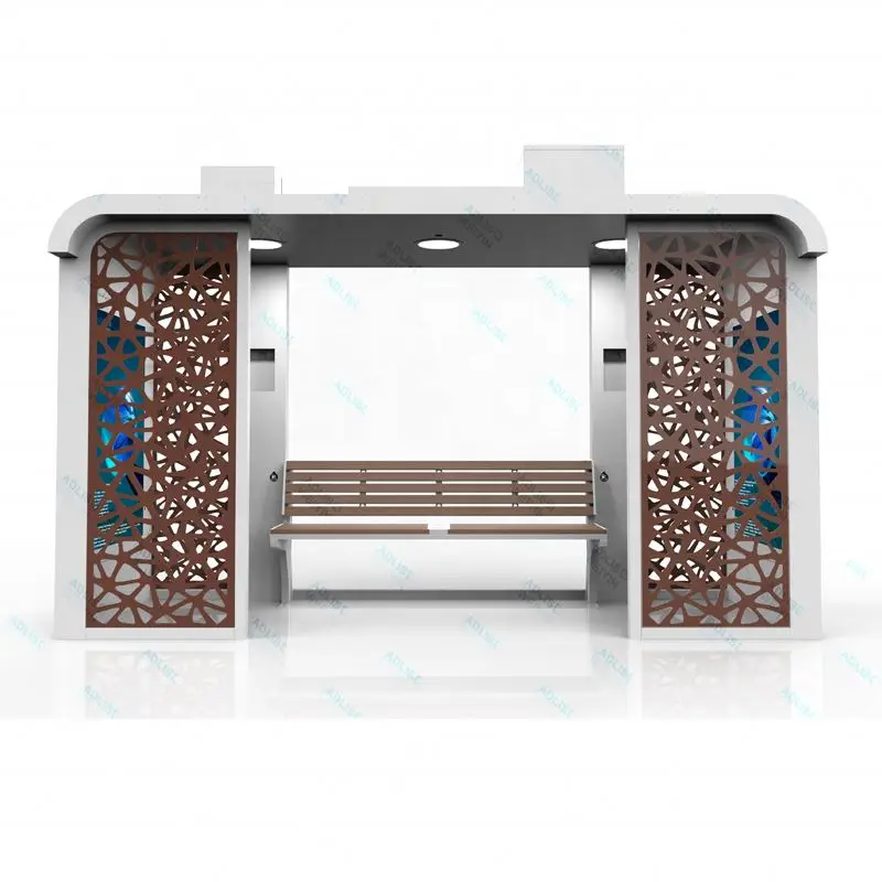 Custom Or Standard Factory Price Bus Stop Industrial Shelter