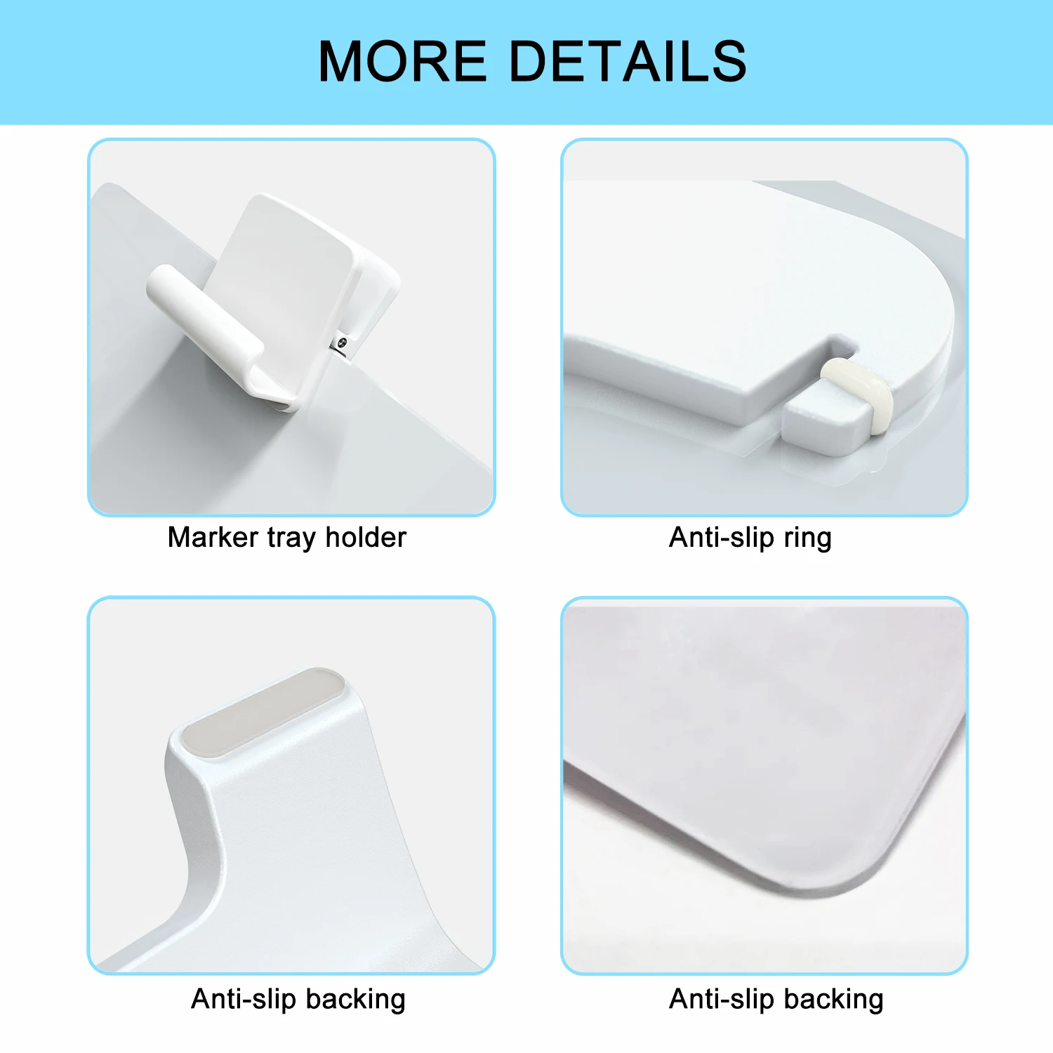 High Quality Wholesale Glass Whiteboard Easy to Use Office Whiteboard with Stand