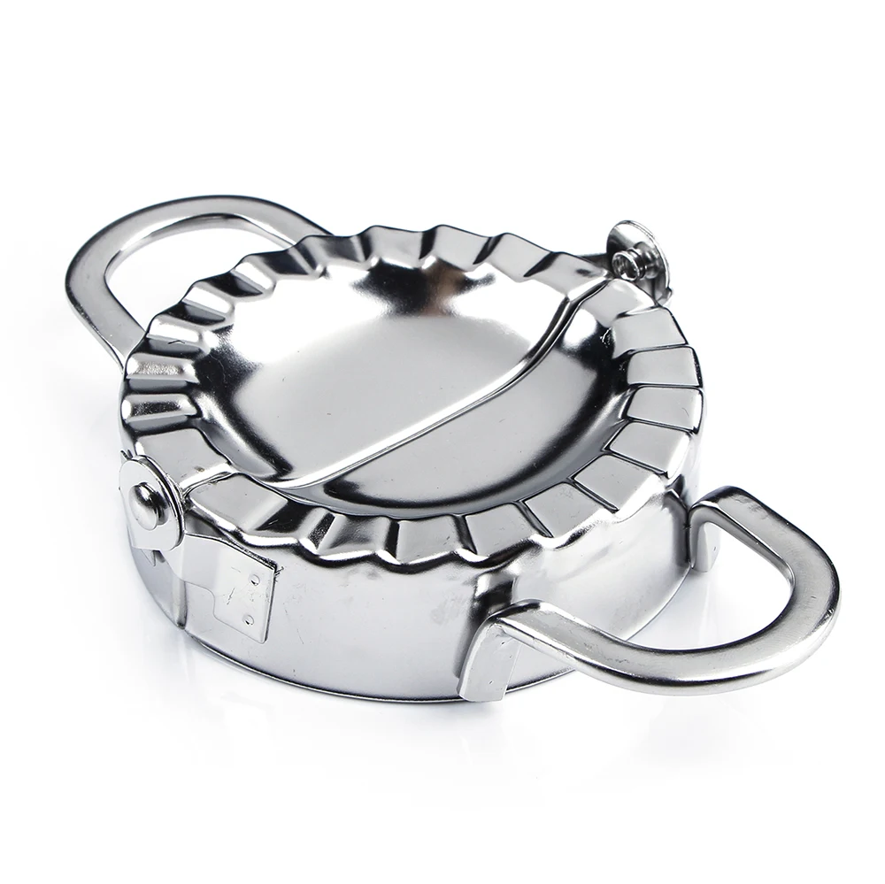 Foldable DIY Kitchen Dumpling Maker 304 Stainless Steel Pastry Tools Dough Press Dumpling Mould