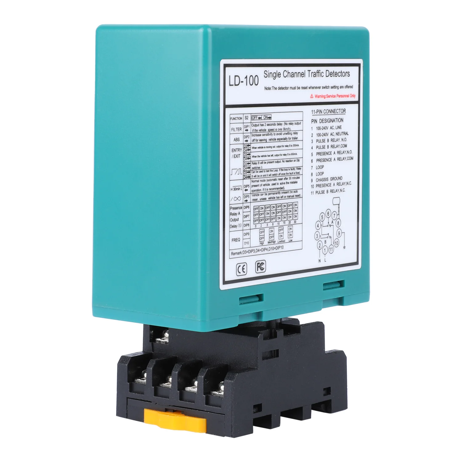 Single Channel Vehicle loop Detector For Inductive Trigger Function