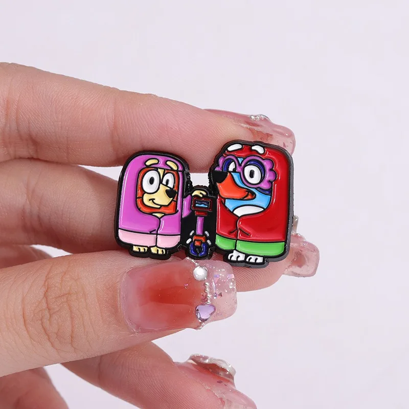 Cute metal brooches cartoon style enamel pins bulk brooch pins for backpacks badges lapel pin