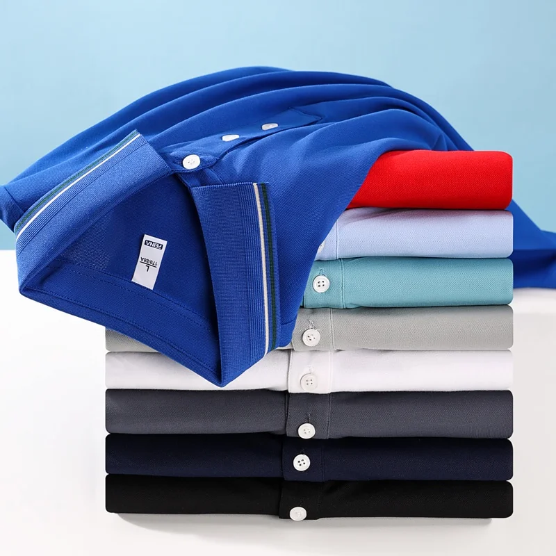 Wholesale Polyester Spandex Polo Shirts High Quality Plain Casual Golf Women Polo Shirts Custom Simple Polo Shirt For Men FN2328
