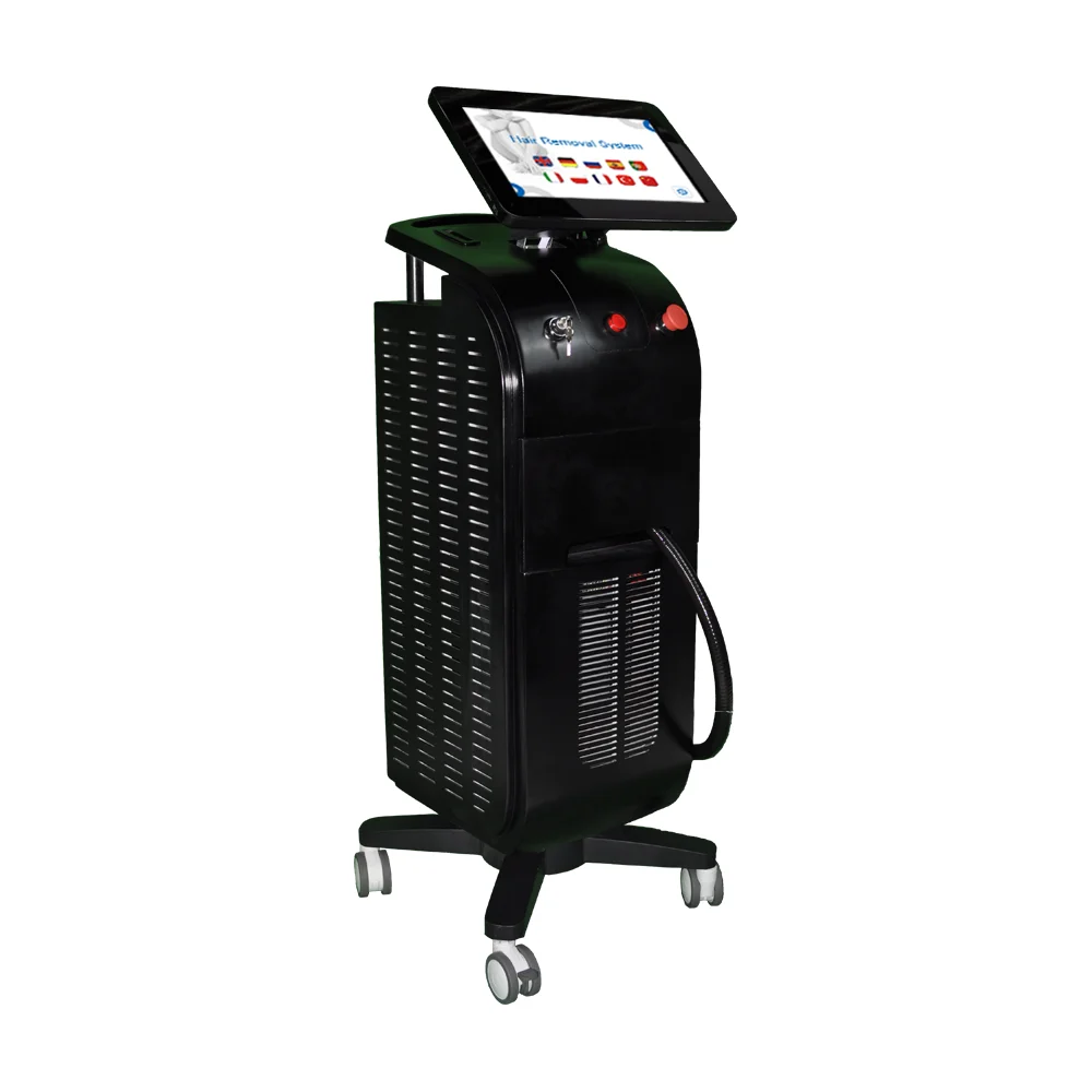 triple wavelengths permanent laser hair removal machine wholesale with 755nm 808nm 1064nm pore remover for distributor salon