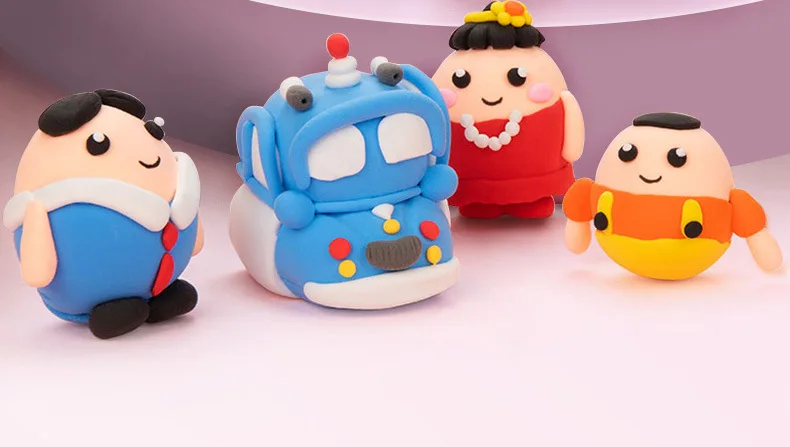 Handmade DIY Kids Color Air-dry Clay Crafts Toy Children Puzzle Soft Safe Ultra Light Clay